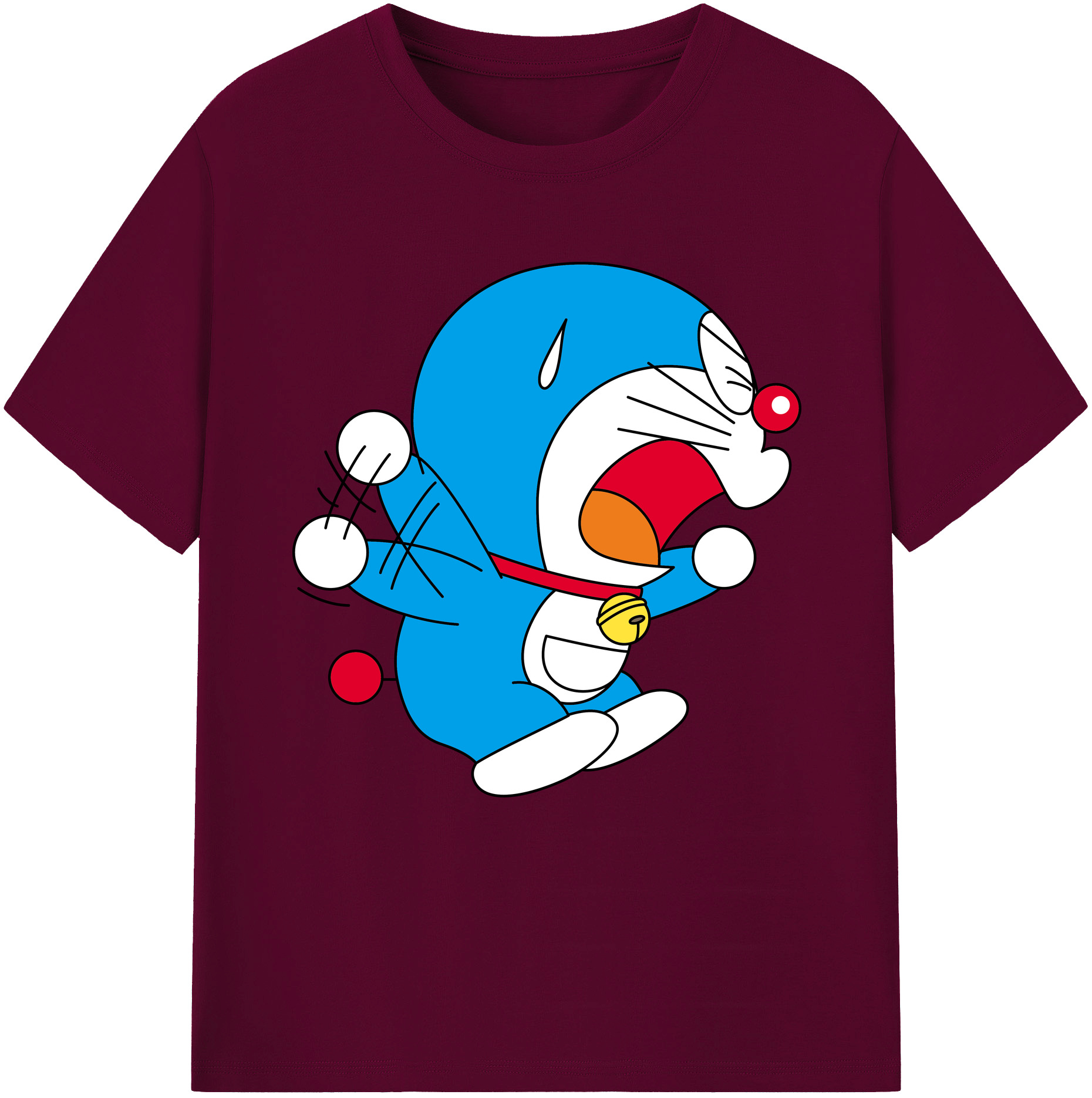 （画像用） ドラえもん Doraemon レディースカジュアルプリントTシャツ（綿100％）